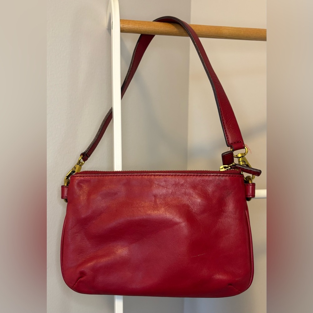 Fossil Red Leather Purse - Picture 7 of 16